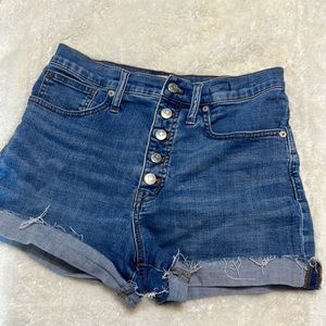 Madewell highwaisted shorts